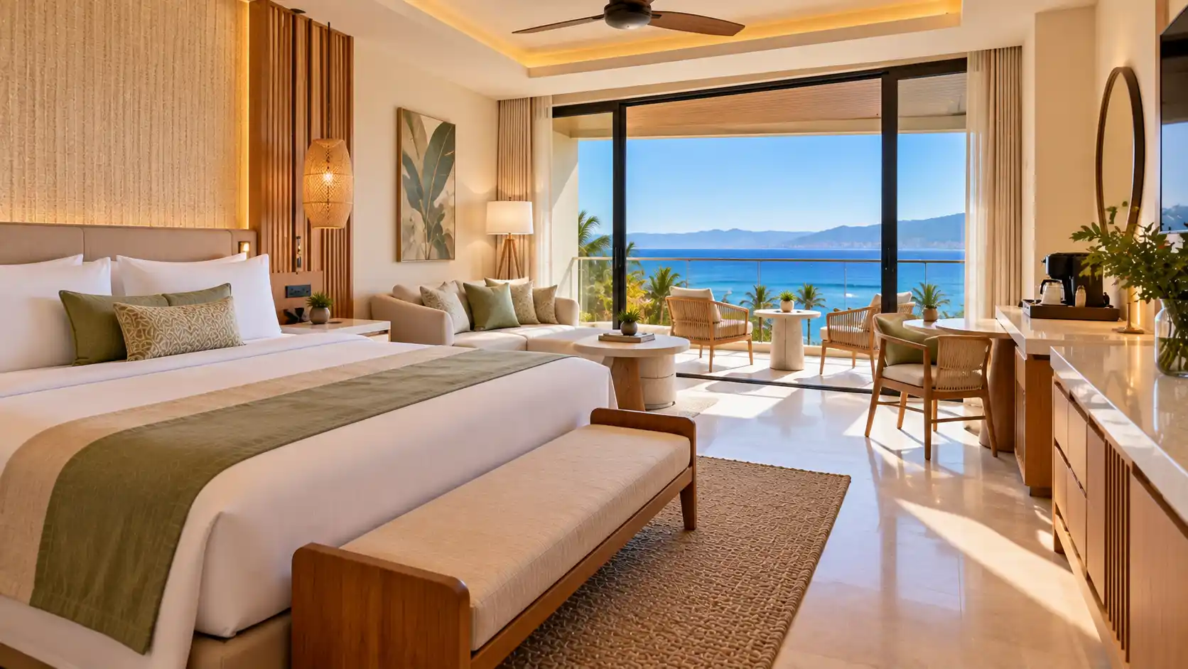 Oceanfront Premier View – King Bed